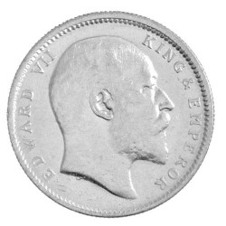 1 Roupie Argent Inde 1904-1907 - Edouard VII