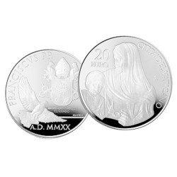 Série Vatican BE 2020 + 20 Euro Argent