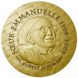 50 Euro OR France BE 2020 - Sœur Emmanuelle