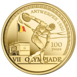 2,5 Euro Cupronickel Belgique BU 2020 colorisée - J.O d'Anvers