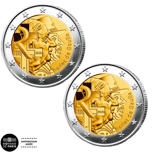 Lot des 2 x 2 Euro BU-BE 2020 Lot des 2 x 2 Euro BU-BE 2020