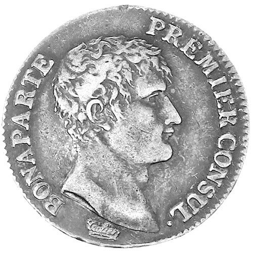 1 Franc Argent Bonaparte - 1er consul