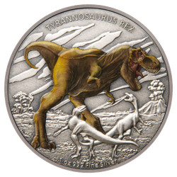 2 Dollars Argent BE 2020 colorisée - T.Rex