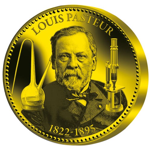 La « pièce de l’Espoir » Louis Pasteur Or BE