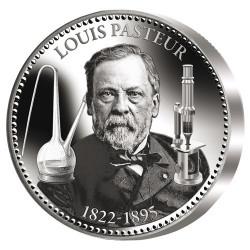 Louis Pasteur Argent BE - La « pièce de l’Espoir »
