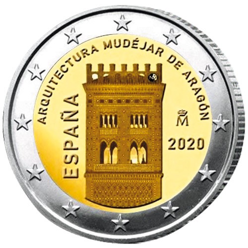 2 Euro Espagne 2020 - Mudéjar Aragón