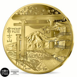 50 euro Or France BE 2020 - Mont Fuji