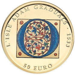 50 Euro Or Malte BE 2020 colorisée - L’Isle Adam Graduals