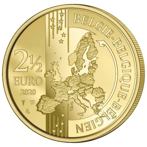 2,5 Euro Belgique BU 2020 - 100 ans des Jeux olympiques d ...