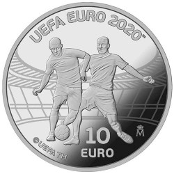 10 Euro Argent Espagne BE 2020 - UEFA Coupe d’Europe