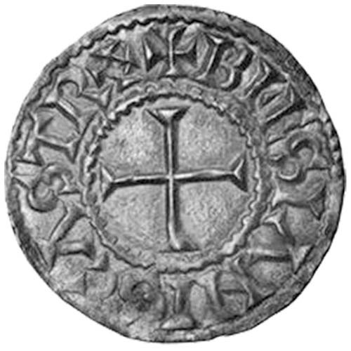 1 Denier Argent Eudes Blois 1 Denier Argent Eudes Blois