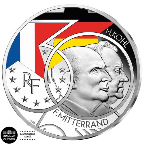 10 Euro Argent France BE 2020 - Mitterrand Kohl