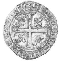 Blanc dit “Guénar” Charles VI le Fou - 1385-1417