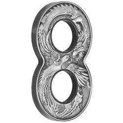 2 Dollars Argent Australie 2020 - Dragon et Phénix