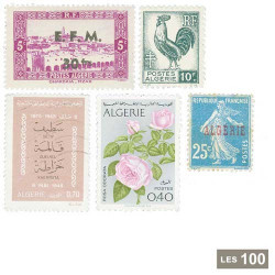 100 timbres Algérie