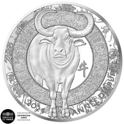 10 Euro Argent France BE 2020 - Année du Buffle