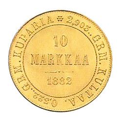10 Markkaa Or Finlande