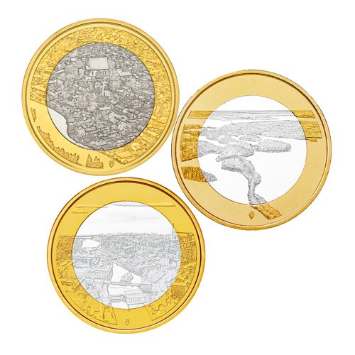 Lot 3 x 5 Euro Finlande 2018 Lot 3 x 5 Euro Finlande 2018