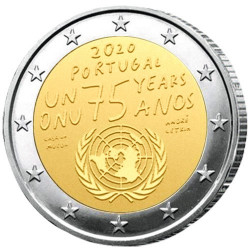 2 Euro Portugal 2020 - 75 ans de l’ONU