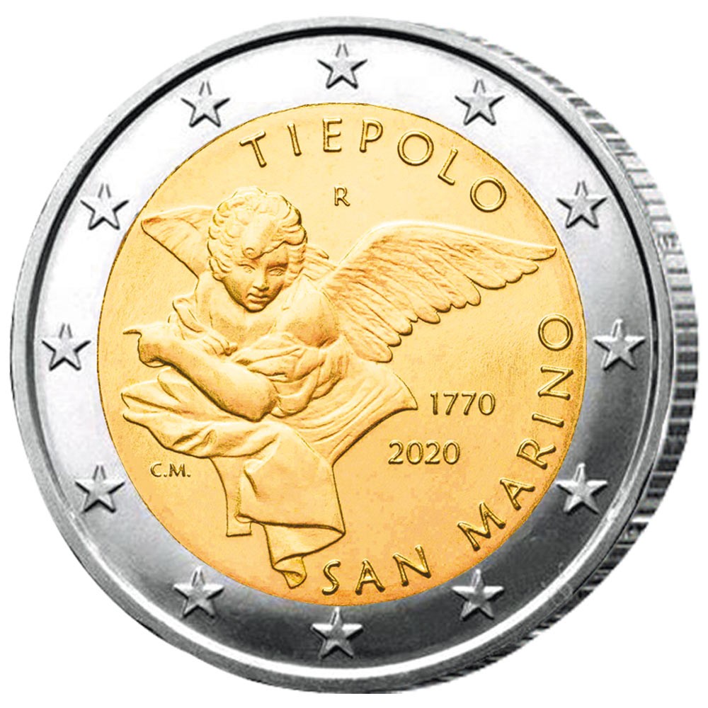 2 Euro Saint-Marin BU 2020 - 250 ans de la mort de Gianbattista Tiepolo