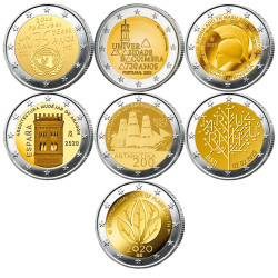 Lot des 14 x 2 Euro 2020