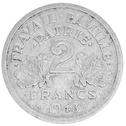1 Franc Etat Français 1943