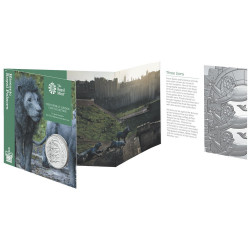 5 Livres Cupronickel Royaume-Uni BU 2020 - La ménagerie royale