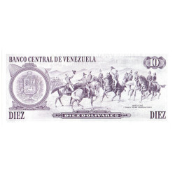 10 Bolivars Vénézuela 1981