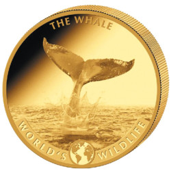 10 Francs Or Congo 2020 - Baleine
