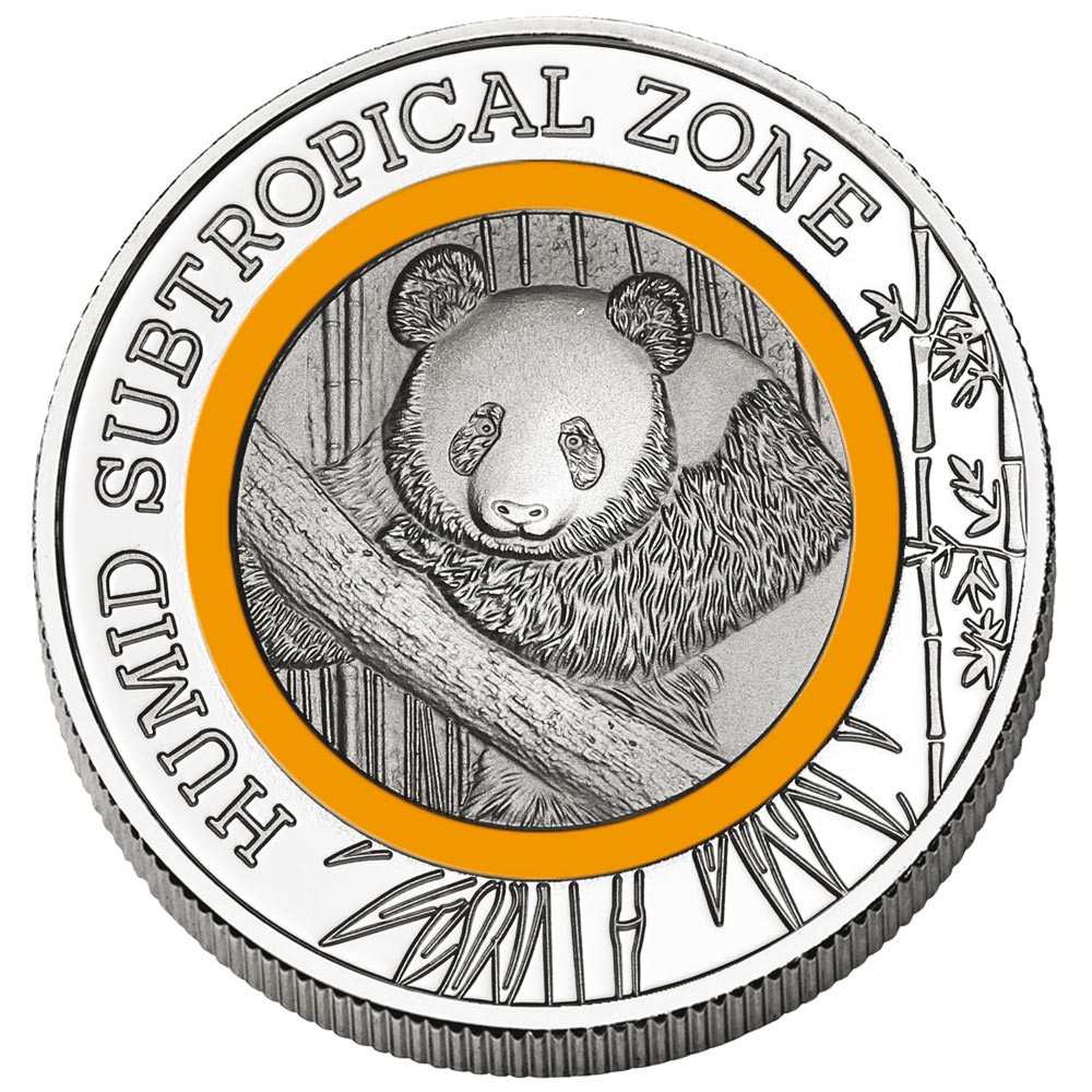 2 Cedis Cupronickel Ghana 2020 colorisée - Panda
