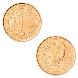 Lot de 2 x 5 Euro...