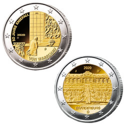 5 x 2 Euro Allemagne 2020 -...