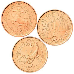 Lot des 3 x 5 Euro...