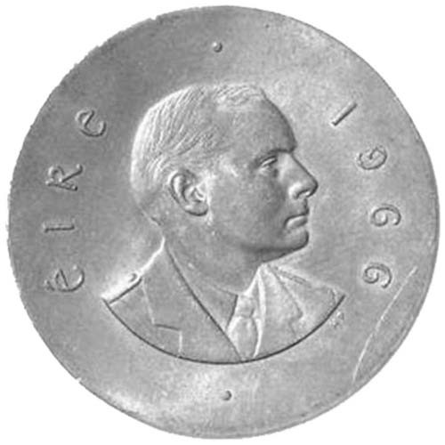 10 Shilling Argent Irlande 1966 - Patrick Pearse - 50 ans de la Révolution