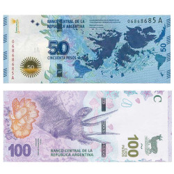 Lot des 2 billets Argentine