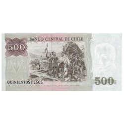 Billet 500 Pesos Chili