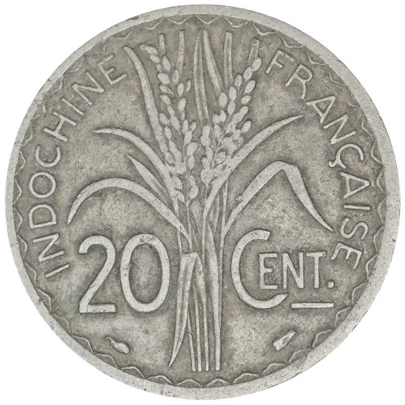 Bague Pièce De Monnaie 20 Centimes D'Indo-Chine En Argent - Coin Ring Neuve Avec étiquettes