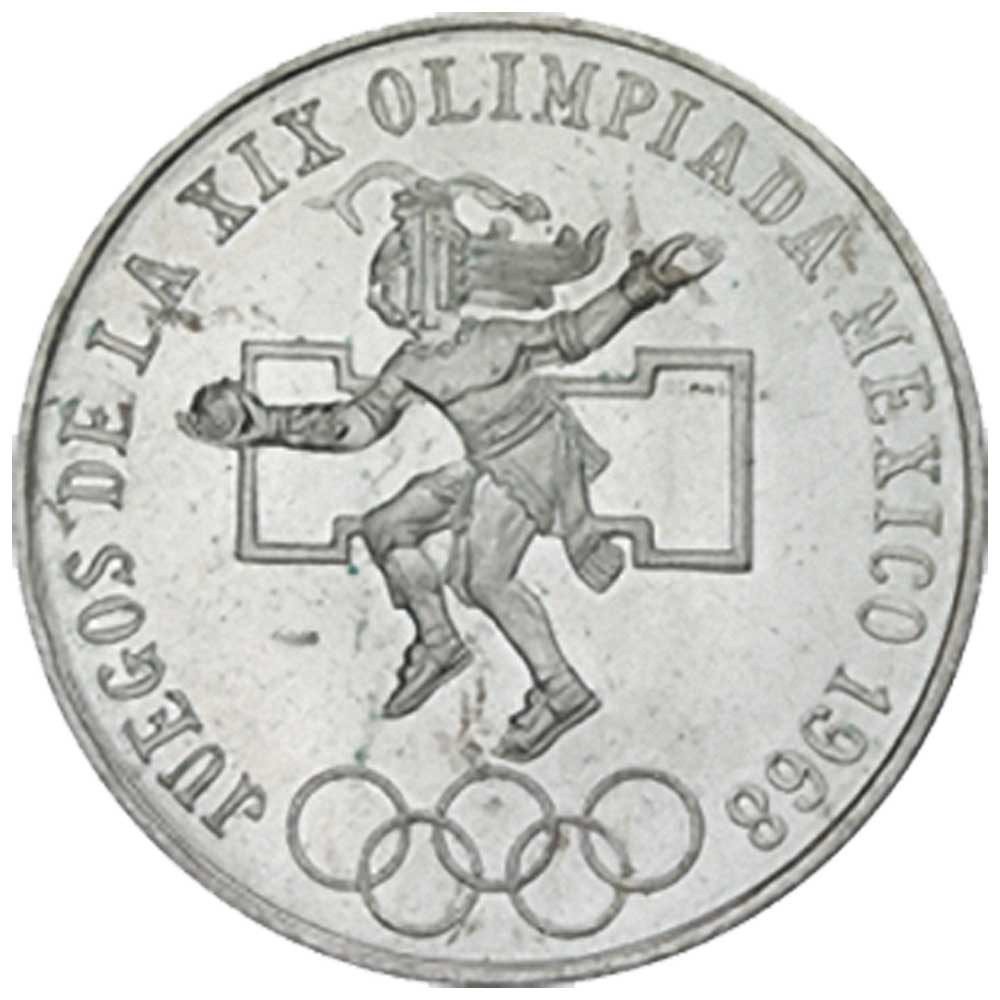 25 Pesos Argent Mexique 1968