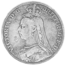 1 Couronne Argent Victoria 1887-1892