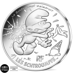 10 Euro Argent France 2020 - Schtroumpf Maladroit