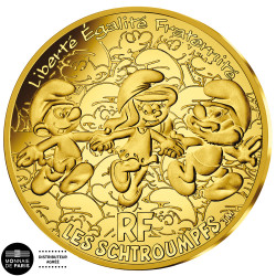 200 Euro Or France BU 2020 - La Ronde des Schtroumpfs Série 2 (2)
