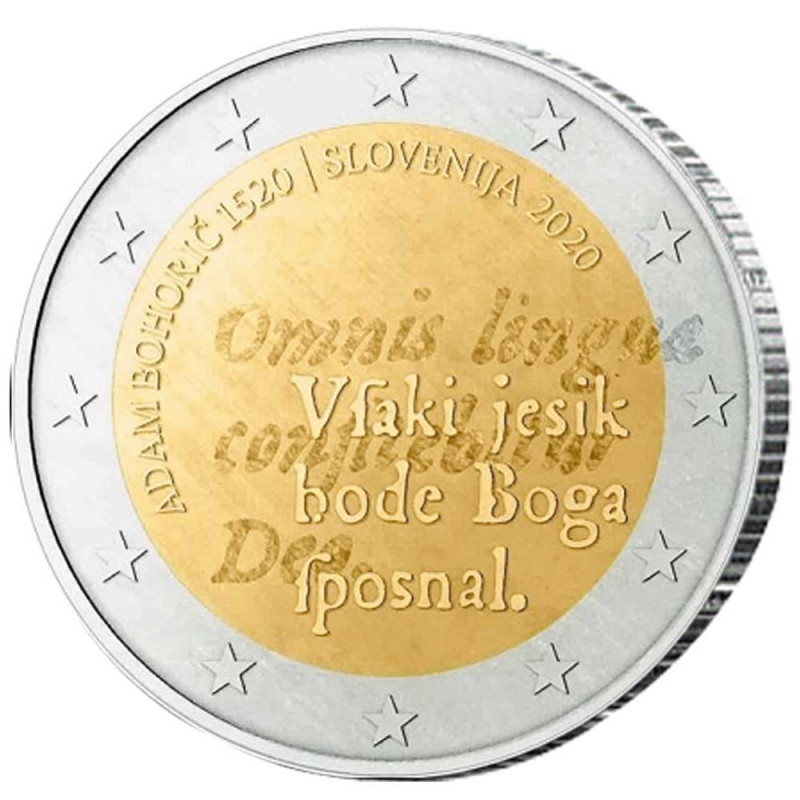 Adam Monnaie commémorative Slovénie 2020 Adam Bohoric splendide 