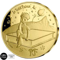 50 Euro Or France BE 2021 - Assis sur son livre