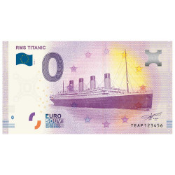 Billet Souvenir 0 Euro Titanic