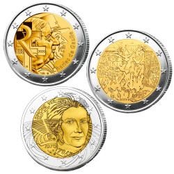 Lot des 3 x 2 Euro France BE 2020-2019-2018