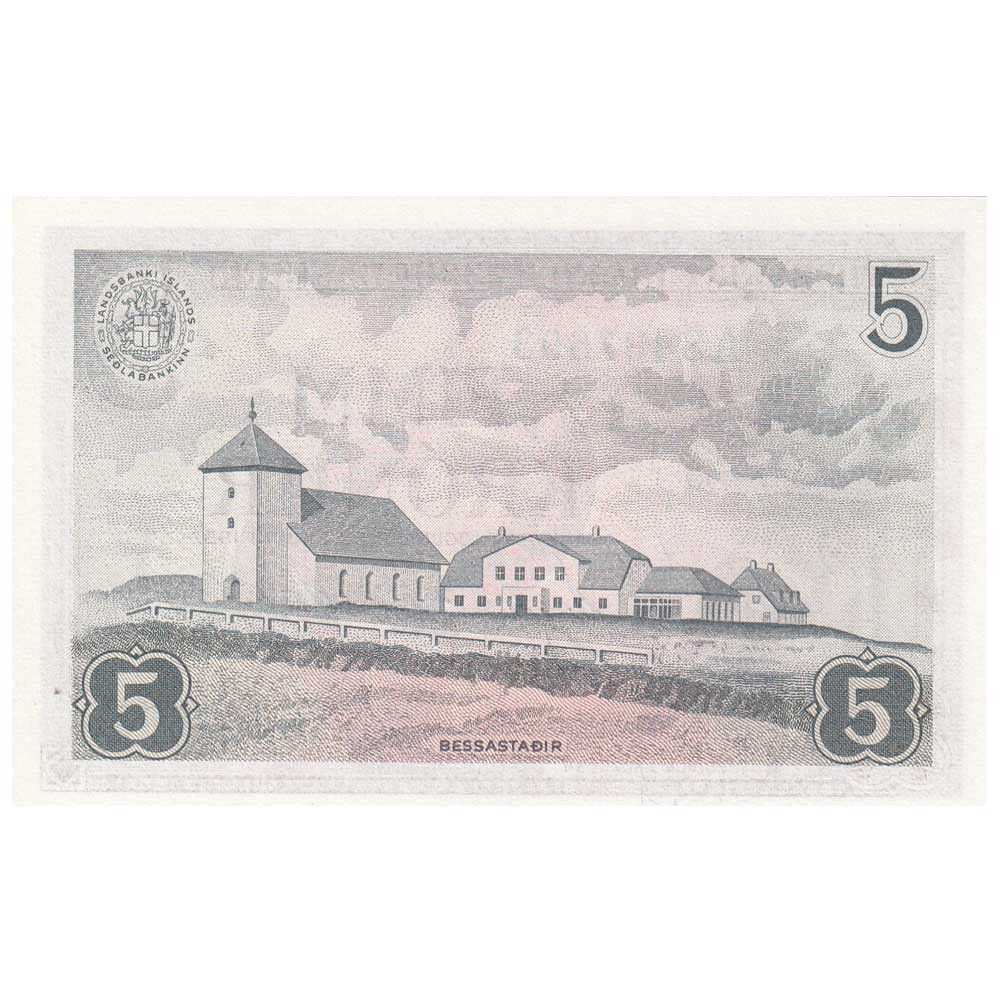 5 Couronnes Islande 1957 - Ingolfur Arnarson