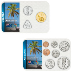 Lot des 2 Séries Îles Cook