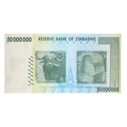 50 Millions de Dollars Zimbabwe 2008 - Buffle