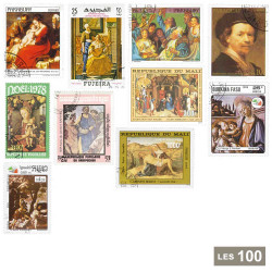 100 timbres peintres