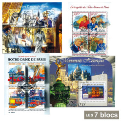 7 blocs Notre-Dame de Paris